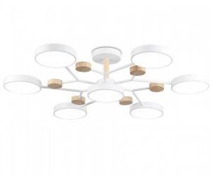 FL4864/7 WH/WD белый/дерево 126W 3000-6000K D830*190 (без ПДУ)