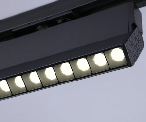 GL6817 BK черный LED 12W 3000K 24° 230*22*87