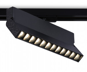 GL6817 BK черный LED 12W 3000K 24° 230*22*87