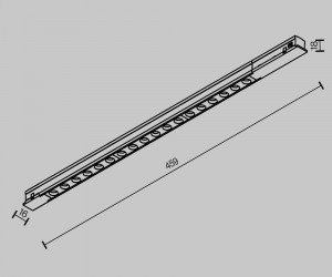 Трековый светильник Technical TR232-2-15W3K-B