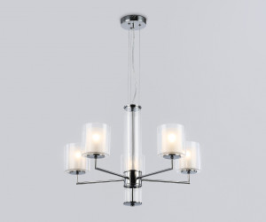 LH56001/5 СH/FR хром/белый матовый E14*5 max 40W D640*1260