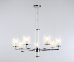 LH56003/7 СH/FR хром/белый матовый E14*7 max 40W D790*1260