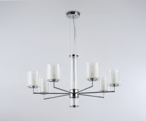 LH56003/7 СH/FR хром/белый матовый E14*7 max 40W D790*1260