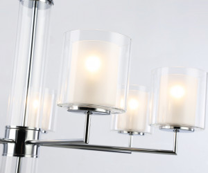 LH56003/7 СH/FR хром/белый матовый E14*7 max 40W D790*1260