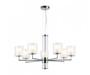 LH56003/7 СH/FR хром/белый матовый E14*7 max 40W D790*1260
