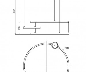 Подвесной светильник Maytoni MOD016PL-L52BK