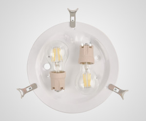 Настенно-потолочный светильник Snow White R1013W-300 WT 000059687