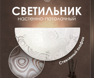 Настенный светильник R1013-HALF-1W-300 WT 000059688