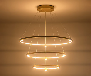 FL5516/3+9 GD золото 90W 3000K/4200K/6400K D800/600/400*1300 (без ПДУ)