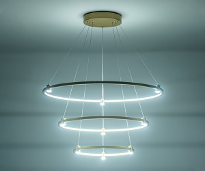 FL5516/3+9 GD золото 90W 3000K/4200K/6400K D800/600/400*1300 (без ПДУ)