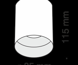 Потолочный светильник Technical C014CL-01B