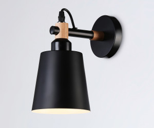 TR82213 BK/LW черный/светлое дерево E27 max 40W 230*130*190