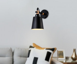 TR82213 BK/LW черный/светлое дерево E27 max 40W 230*130*190