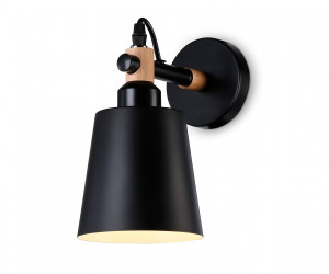 TR82213 BK/LW черный/светлое дерево E27 max 40W 230*130*190