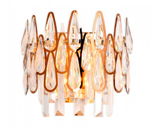 TR5269/2 GD/CL золото/прозрачный E14/2 max 40W 240*230*140