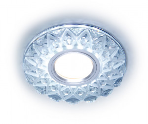 S375 CL/FR прозрачный/матовый GU5.3+3W(LED WHITE) D120*25