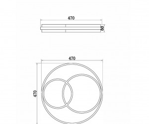 Потолочный светильник Freya FR10029CL-L70B