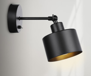 TR8137 BK черный E27 max 40W D120*290