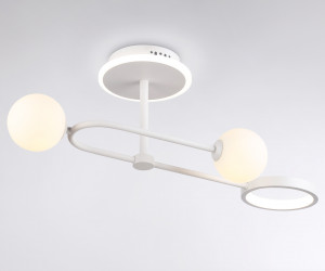 FL66221/3 WH белый 29W 3000K-6400K+G9/2 630*230*240 (ПДУ ИК)