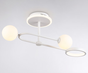 FL66221/3 WH белый 29W 3000K-6400K+G9/2 630*230*240 (ПДУ ИК)