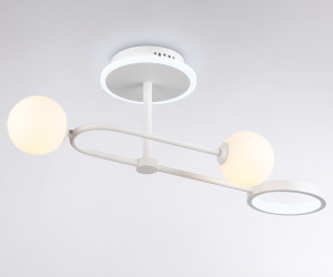 FL66221/3 WH белый 29W 3000K-6400K+G9/2 630*230*240 (ПДУ ИК)