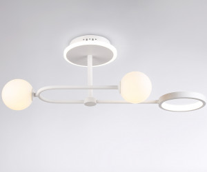 FL66221/3 WH белый 29W 3000K-6400K+G9/2 630*230*240 (ПДУ ИК)