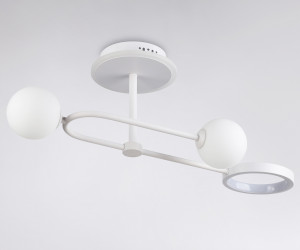 FL66221/3 WH белый 29W 3000K-6400K+G9/2 630*230*240 (ПДУ ИК)