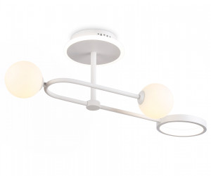 FL66221/3 WH белый 29W 3000K-6400K+G9/2 630*230*240 (ПДУ ИК)