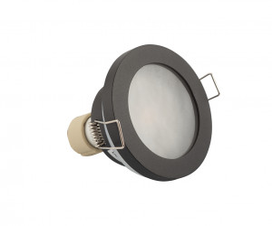 DK3012-BK Встраиваемый светильник влагозащ., IP 44, 50 Вт, GU10, черный, алюминий