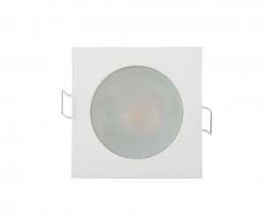 DK3014-WH Встраиваемый светильник влагозащ., IP 44, 50 Вт, GU10, белый, алюминий