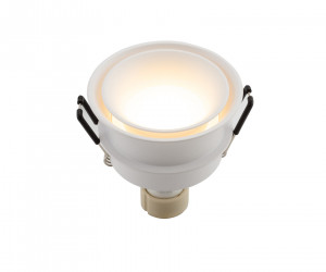 DK2403-WH Встраиваемый светильник влагозащ., IP 44, 15 Вт, GU10, белый, алюминий