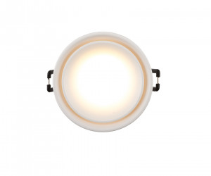 DK2403-WH Встраиваемый светильник влагозащ., IP 44, 15 Вт, GU10, белый, алюминий