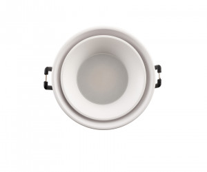 DK2403-WH Встраиваемый светильник влагозащ., IP 44, 15 Вт, GU10, белый, алюминий