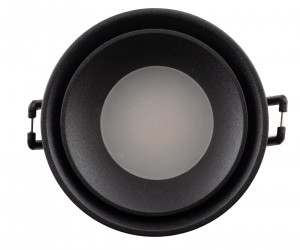 DK2403-BK Встраиваемый светильник влагозащ., IP 44, 10 Вт, GU10, черный, алюминий