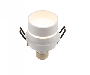 DK2404-WH Встраиваемый светильник влагозащ., IP 44, до 15 Вт, GU10, белый, алюминий