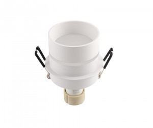 DK2404-WH Встраиваемый светильник влагозащ., IP 44, до 15 Вт, GU10, белый, алюминий