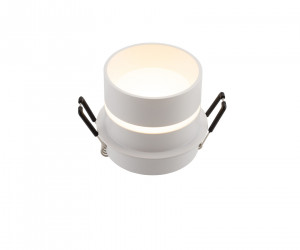 DK2404-WH Встраиваемый светильник влагозащ., IP 44, до 15 Вт, GU10, белый, алюминий