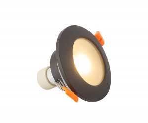DK3016-BK Встраиваемый светильник влагозащ., IP 65, 50 Вт, GU10, черный, алюминий