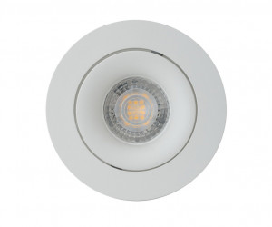 DK2018-WH Встраиваемый светильник, IP 20, 50 Вт, GU10, белый, алюминий