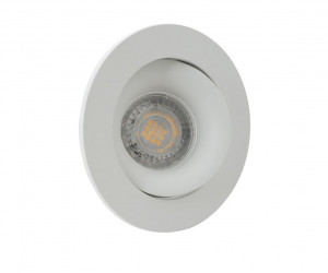 DK2018-WH Встраиваемый светильник, IP 20, 50 Вт, GU10, белый, алюминий