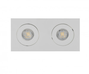 DK2020-WH Встраиваемый светильник, IP 20, 50 Вт, GU10, белый, алюминий