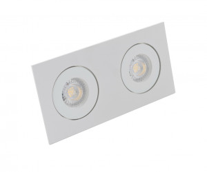 DK2020-WH Встраиваемый светильник, IP 20, 50 Вт, GU10, белый, алюминий