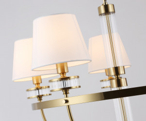 LH71251/5 BS/WH латунь/белый E14/5 max 40W D700*990