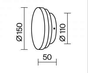 Настенный светильник (бра) Maytoni MOD461WL-L5BK