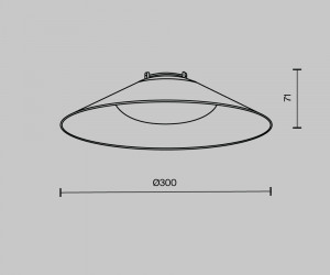 Подвесной светильник Technical TR127B-12W4K-B