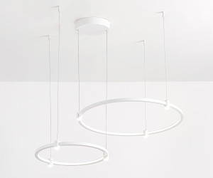 FL5521/2+6 WH белый 45W 3000K/4200K/6400K D600/400*1300 (без ПДУ)