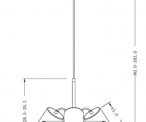 Подвесной светильник Freya FR4004PL-03WB