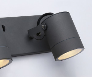 ST3887/2 GR серый IP54 GU10/2 max 35W 250*80*85