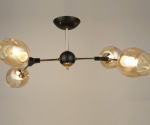 Потолочная люстра P5698-4 BK+GD 000029364