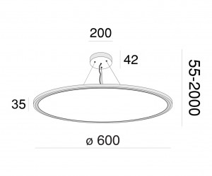 Подвесной светильник Maytoni MOD057PL-L54W4K
